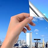 (44.5X200cm Silber) Fensterfolie Sonnenschutz Hitzeschutz innen oder außen |...