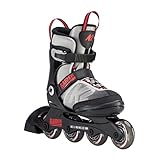 K2 Skates Jungen Inline Skates RAIDER, grey - red, 30D0101.1.1.S