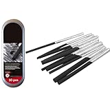 Helweet Zeichenkohle Set, Kohlestifte in Schwarz, Charcoal Sticks, 10 Stück...