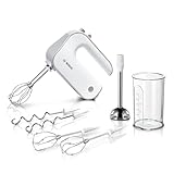 Bosch Handrührer Styline MFQ4075DE, 2 Rührbesen, 2 Edelstahl-Knethaken,...
