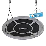 ZERRO Nestschaukel Outdoor & Indoor bis zu 150kg Höhenverstellbare Ø100cm...