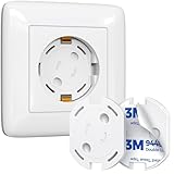 Peakally Steckdosen Kindersicherung 25 Stück, Verbesserte Dünne...