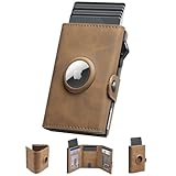 Manmaxim Slim Wallet für Apple Airtag, Super Kompakt AirTag Kartenetui Große...
