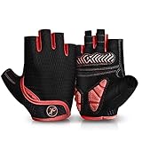 MOREOK Fahrradhandschuhe für Herren Damen Sommer Radsporthandschuhe Halbfinger...