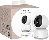 Aqara 2K Innenraum Sicherheit Kamera E1, Schwenken & Neigen, HomeKit Secure...