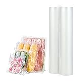 Vacuum Bags 2 Rollen 28x600cm Vakuumierfolie - BPA-frei, Kochfest, Sous Vide...