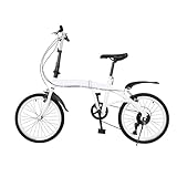 ARBGO 20 Zoll Faltrad Klapprad, Faltfahrrad mit Schutzbleche, Verstellbarer...