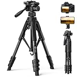 Lamicall Stativ Kamera, Kamerastativ Tripod - [Patentierte Schnellöffnung]...