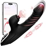 Unikrealer Sexspielzeug G Punkt Vibration für Frauen Stossvibrator, 7x10...