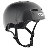 TSG Helm Skate BMX Colors Halbschalenhelm, Injected Black, L/XL