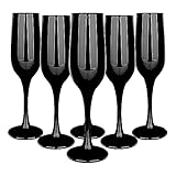 Glasmark Krosno Gläser 6er Set 0,2 Liter Sekt Champagner Prosecco Glas Kelch...