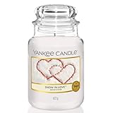 Yankee Candle Duftkerze im Glas (groß) / Snow In Love / Kerze mit langer...