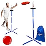 Toyfel Frisbee Wurfspiel Set - Gartenspielzeug Frisbee Flaschenspiel Strandspiel...