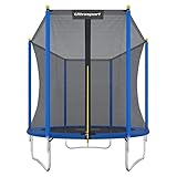 Ultrasport Uni-Jump Trampolin Outdoor Kinder Belastbar bis 80 KG I Komplettset...