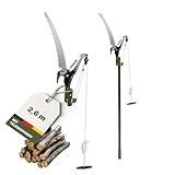 NovaTerra Astsäge mit Teleskopgriff 2in1, Astsäge Baumsäge mit Einstellbare...