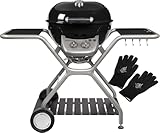 FEUERGOTT Outdoorchef Montreux 570 G Gasgrill, Kugelgrill mit Grillhandschuhen,...