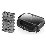 ETA Sandwichmaker 6 in 1 I Sorento Plus I Antihaftbeschichtung für leichte...