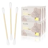 Vaily Bambus Wattestäbchen 1200er Pack - Nachhaltige Reinigungsstäbchen -...