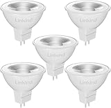 Linkind GU5.3 MR16 LED 5W Lampe 12V, 50 Watt ersetzt, 2700K Warmweiß 36°...