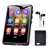 64GB MP3 Player Bluetooth 5.3 2.4' Full Touchscreen Tragbarer Walkman MP3 Player...