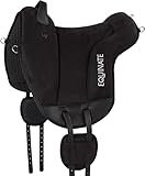Equinate Reitpad Hamilton aus synthetischem Wildleder Pony Schwarz - Bareback...