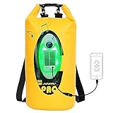 Qoolife Dry Bag Und Wasserdichter Rucksack mit Bluetooth-Lautsprecher- 20L...