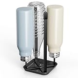 Josmimic Flaschenhalter für SodaStream – 4er Abtropfhalter aus Metall mit...