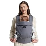 Momcozy Babytrage für Neugeborene bis Kleinkinder - Ergonomisch, gemütlich und...