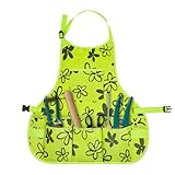 Alaoo Gärtnerschürze, 14 Taschen Oxford-Stoff Garten Schürze, wasserdichte...