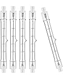 Jaenmsa R7S Halogen Leuchtmittel 118mm 300W 230V, 5er Pack Halogenstab R7S...