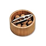 Kesper | Nussschale mit Nussknacker, Material: Bambus, Edelstahl, Maße: Ø 17 x...