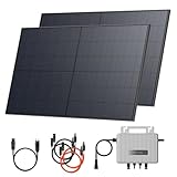 Solarway® 1000Wp / 800W Balkonkraftwerk komplett Steckdose - neuester EcoFlow...