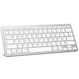 OMOTON deutsche Bluetooth Tastatur für iPad 10.9/10.2/9.7, iPad Air 6/5/4/3,...