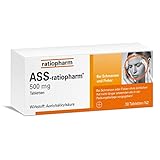 ASS-ratiopharm® 500 mg Tabletten: Ein Klassiker unter den Schmerzmitteln, 30...