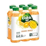 Volvic Juicy Orange-Mango – Mit Mehrfruchtsaft aus Fruchtsaft­konzentraten...