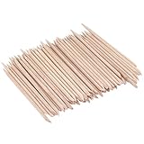 200 Stücke Orange Holz Sticks Nagel Häutchen Stick für Drücker Remover...