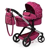 Bayer Design 17067AA Puppenwagen Xeo mit Tasche, höhenverstellbarer Griff,...