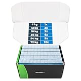 HASKYY 6kg Klebegewichte 12x5g Verzinkt Wuchtgewichte 100x Kleberiegel...