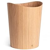 Kazai. Echtholz Papierkorb Börje | Holz Mülleimer für Büro, Kinderzimmer,...