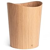 Kazai. Echtholz Papierkorb Börje | Holz Mülleimer für Büro, Kinderzimmer,...
