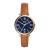 Fossil Damenuhr Jacqueline, Quarzwerk, 36mm 2T Silber/Rose Edelstahlgehäuse mit...