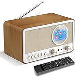 Wholede DAB+/FM Radio mit Bluetooth, Digital Radio Küchenradio DAB Plus Radio...
