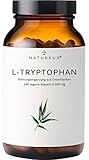 Naturkur® L-Tryptophan 500 mg - 240 Kapseln im Apothekerglas - Vegan,...