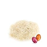 com-four® 80g Ostergras Natur - für Osternester, Osterkörbe und...