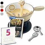 Ottia Fondue Set für 2, 3, 4, 5, 6 Personen aus Gusseisen & Emaille. Als...
