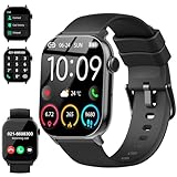 Smartwatch Herren Damen, 1,96' HD Smartwatch Damen mit Telefonfunktion, Smart...