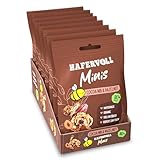 HAFERVOLL Minis Cacoa Nib & Hazelnut 8x 65g - Bio-zertifiziert, mit Honig ohne...