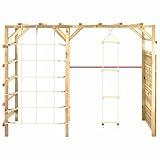 Gecheer Klettergerüst Outdoor Spielset, mit 5-stufige Leiter, Kletterwand,...