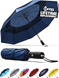 Repel Umbrella Windproof Travel Umbrellas for Rain - Easy Auto Open Close,...