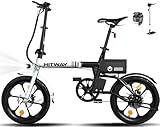 HITWAY E-Bike Klapprad 250W Li-Ion-Akku 16 Zoll E-Klapprad E-Faltrad...